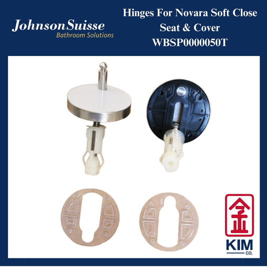 Johnson Suisse Hinges For Novara Soft Close Seat & Cover (WBSP0000050T)