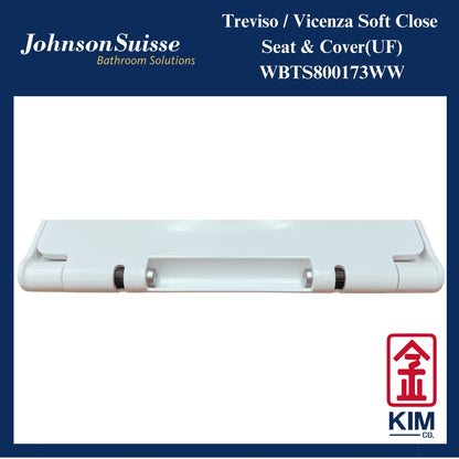Johnson Suisse Treviso / Vicenza Soft Close Seat & Cover (UF)(WBTS800173WW)