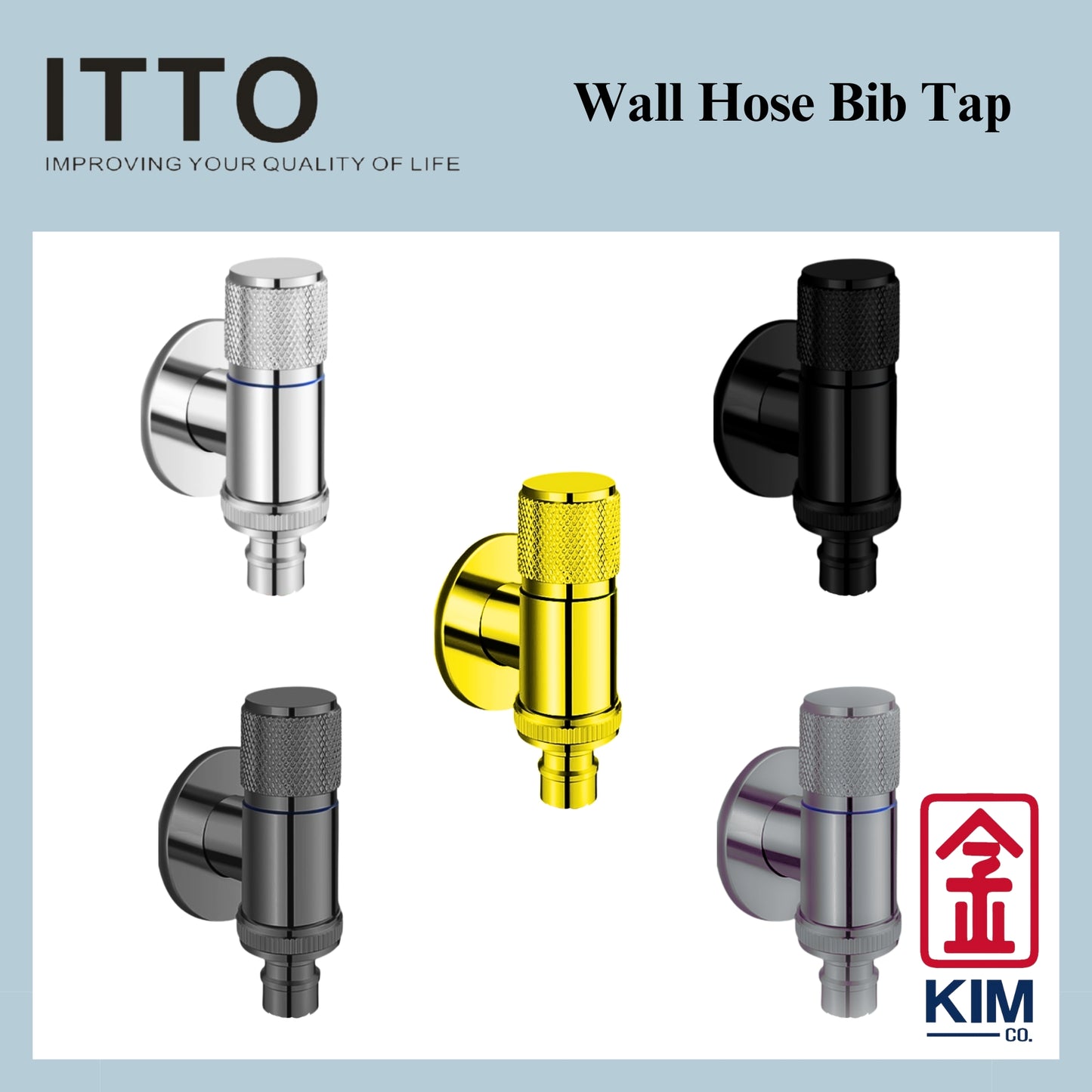 Itto Stainless Steel 304 Wall Hose Bib Tap (IT-W1735J5)