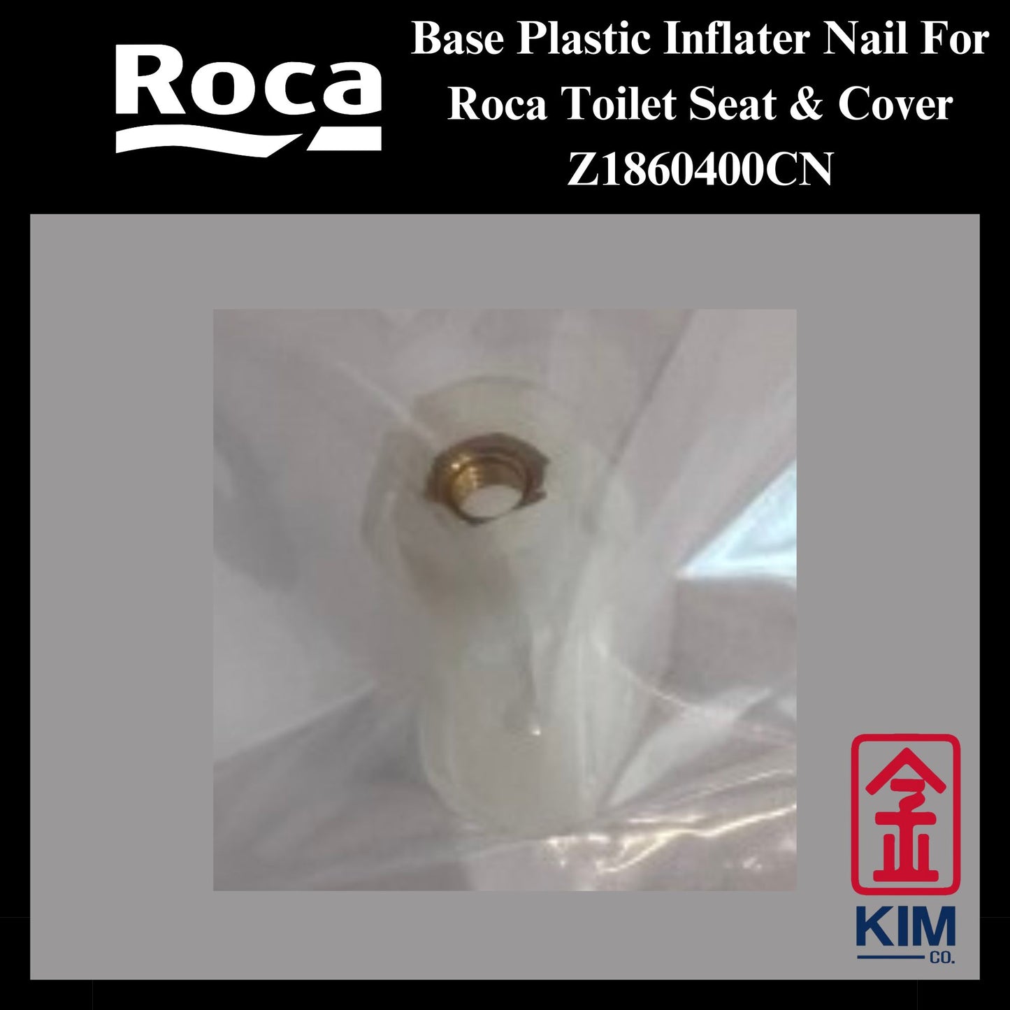 (2 Pcs) Base Plastic Inflater Nail For Roca Seat & Cover (Z1860400CN)