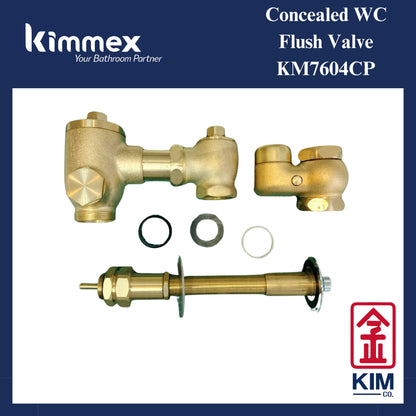 kimmex Concealed Wc Flush Valve (KM7604CP)