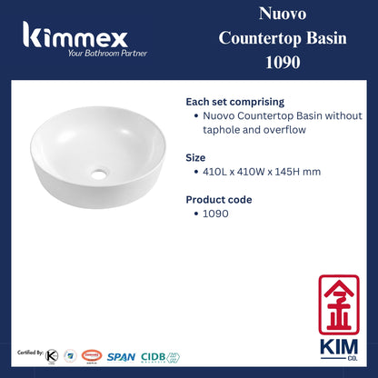 kimmex Nuovo Countertop Basin (1090)
