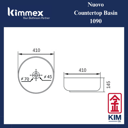 kimmex Tramonto Countertop Basin (222)