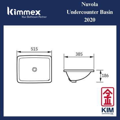 kimmex Nuvola Undercounter Basin (2020)