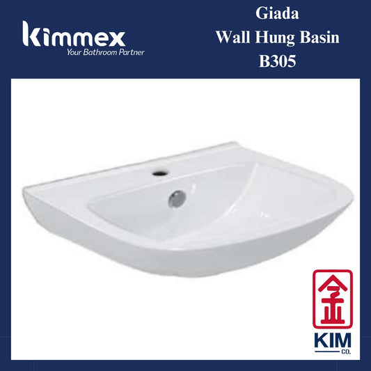 kimmex Giada Wall Hung Basin (B305)