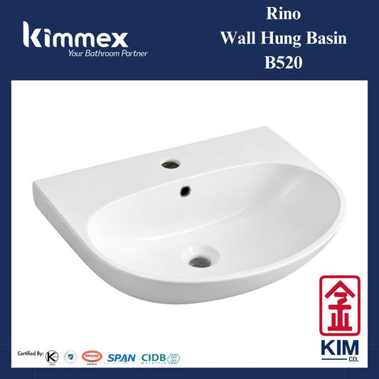 kimmex Rino Wall Hung Basin Set (B520)