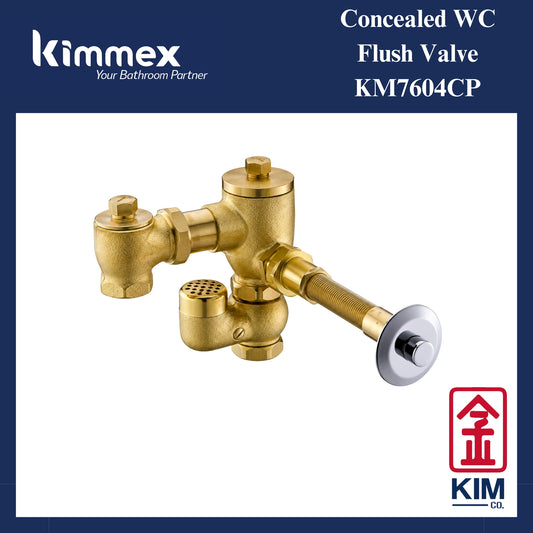 kimmex Concealed Wc Flush Valve (KM7604CP)