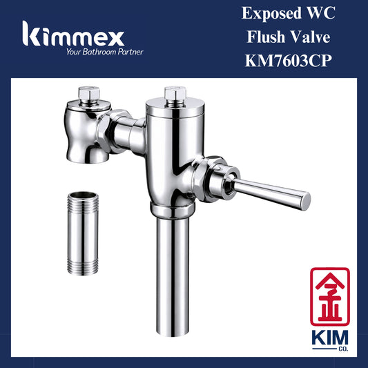 kimmex Exposed Wc Flush Valve (KM7603CP)