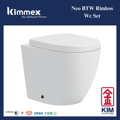 kimmex Neo HO/BI Back To Wall Rimless Wc Set