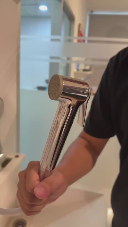 Johnson Suisse Legerity ABS Hand Bidet Cw 1.2m Bidet Hose & Wall Bracket (Gunmetal) (WBFA301719GM)