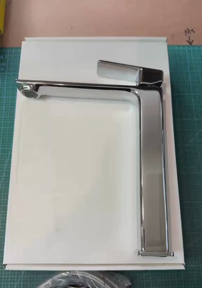 kimmex Vento Tall Basin Mixer Without Pop Up Waste (KM7404CP)