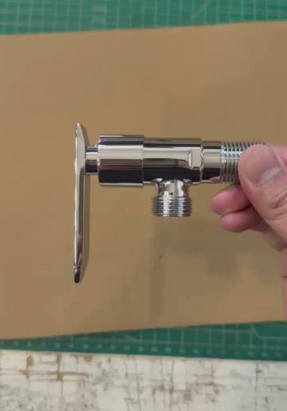kimmex Tino Brass Chrome Lever Handle Angle Valve (KM-FAV-03)